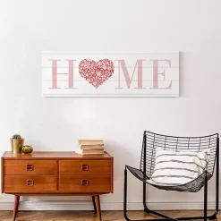 Sale Kirklands Home Floral Heart Home Canvas Art Print