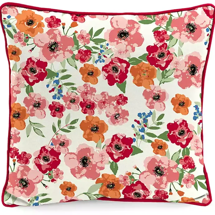 New Kirklands Home Floral Home Sweet Home Outdoor Pillow