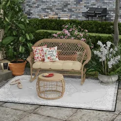 New Kirklands Home Floral Home Sweet Home Outdoor Pillow