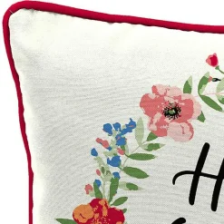 New Kirklands Home Floral Home Sweet Home Outdoor Pillow