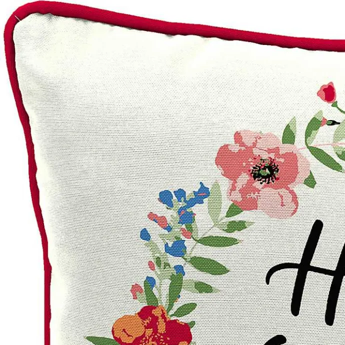 New Kirklands Home Floral Home Sweet Home Outdoor Pillow