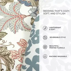 Best Kirklands Home Floral Sydney Reversible 3-pc. Queen Comforter Set Multi