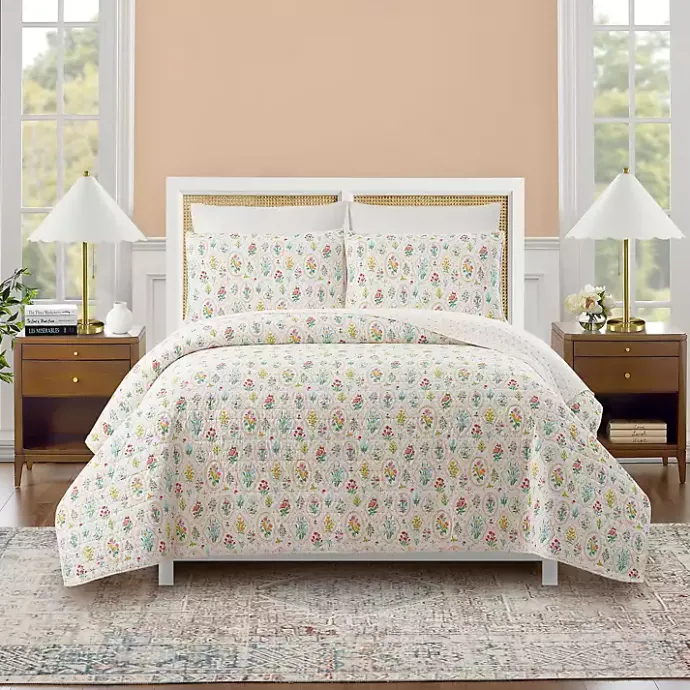 Online Kirklands Home Floral Wallpaper 3-pc. Full/Queen Quilt Set