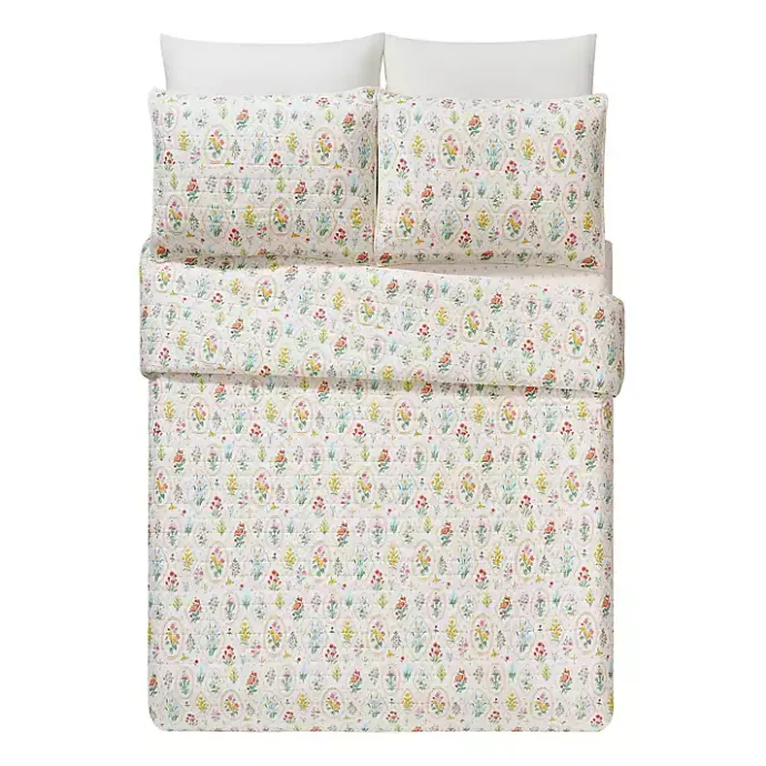 Online Kirklands Home Floral Wallpaper 3-pc. Full/Queen Quilt Set