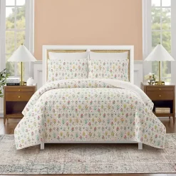Sale Kirklands Home Floral Wallpaper 2-pc. Twin Quilt Set