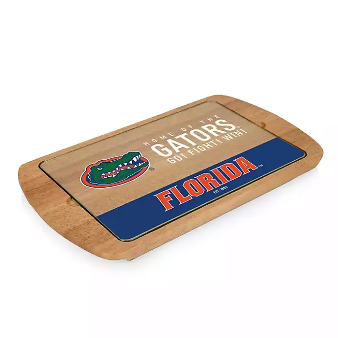 Outlet Kirklands Home Florida Gators Wood and Glass Serving Board