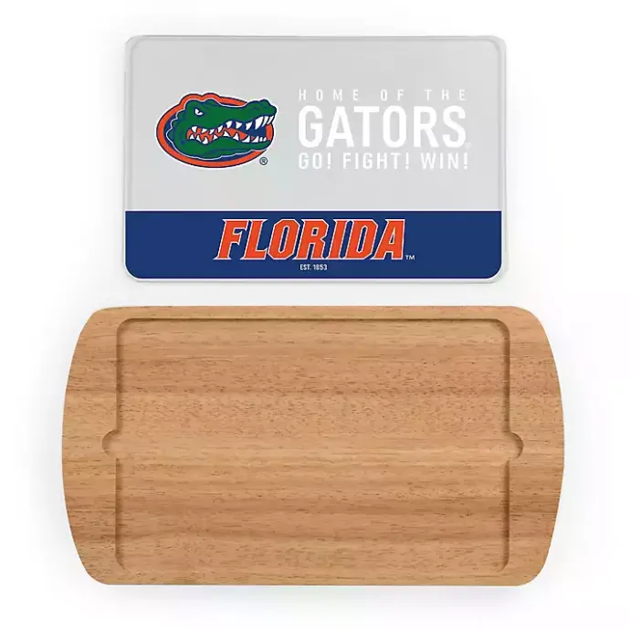 Outlet Kirklands Home Florida Gators Wood and Glass Serving Board