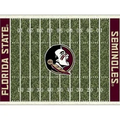 Best Kirklands Home Florida State University Home Field Area Rug, 6x8 Green