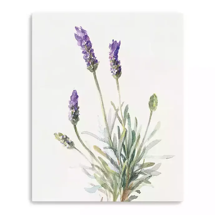 Discount Kirklands Home Floursack Lavender III Linen Canvas Art Print
