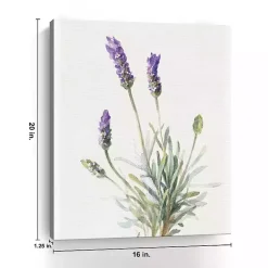 Discount Kirklands Home Floursack Lavender III Linen Canvas Art Print
