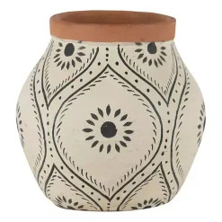 Clearance Kirklands Home Flower Bud Terracotta Decorative Vase