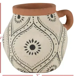 Clearance Kirklands Home Flower Bud Terracotta Decorative Vase