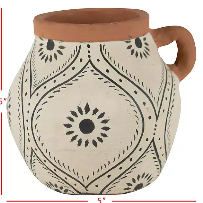 Clearance Kirklands Home Flower Bud Terracotta Decorative Vase