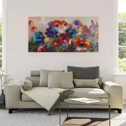 Online Kirklands Home Flower Garden Canvas Wall Art