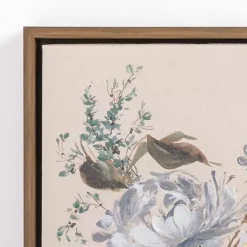 Clearance Kirklands Home Flower Stems I Framed Canvas Art Print