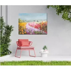 Kirklands Home Flowering Footpath Outdoor Canvas Art Print