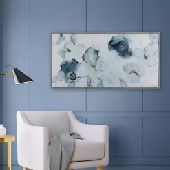 Sale Kirklands Home Flowering Indigo Floral Framed Art Print