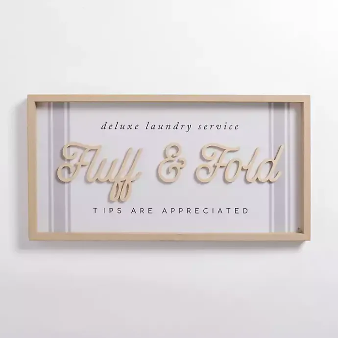 Online Kirklands Home Fluff and Fold Wood Wall Plaque