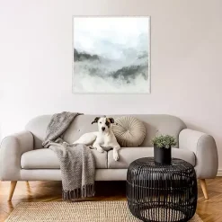 Discount Kirklands Home Fog in the Hills Framed Canvas Art Print