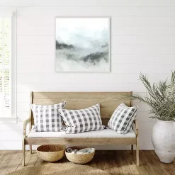 Discount Kirklands Home Fog in the Hills Framed Canvas Art Print