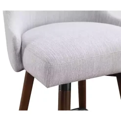 New Kirklands Home Fog Mid-Century Modern Swivel Counter Stool Gray