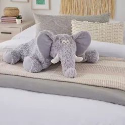 Hot Kirklands Home Foldable Elephant Stuffed Animal Gray