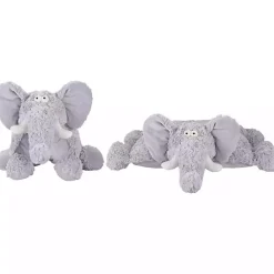 Hot Kirklands Home Foldable Elephant Stuffed Animal Gray