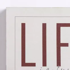 New Kirklands Home Football is Serious Wall Plaque