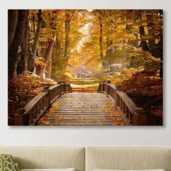 Discount Kirklands Home Forest Escape Giclee Canvas Art Print