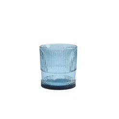 Outlet Kirklands Home Fortessa NoHo Short Glasses, Set of 4 Blue
