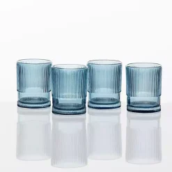 Discount Kirklands Home Fortessa NoHo Tall Glasses, Set of 4 Blue
