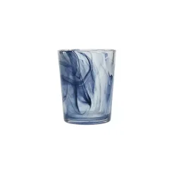 Sale Kirklands Home Fortessa Swirl Short Glasses, Set of 6 Blue