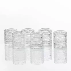 Best Kirklands Home Fortessa Bead Short Glasses, Set of 6 Clear