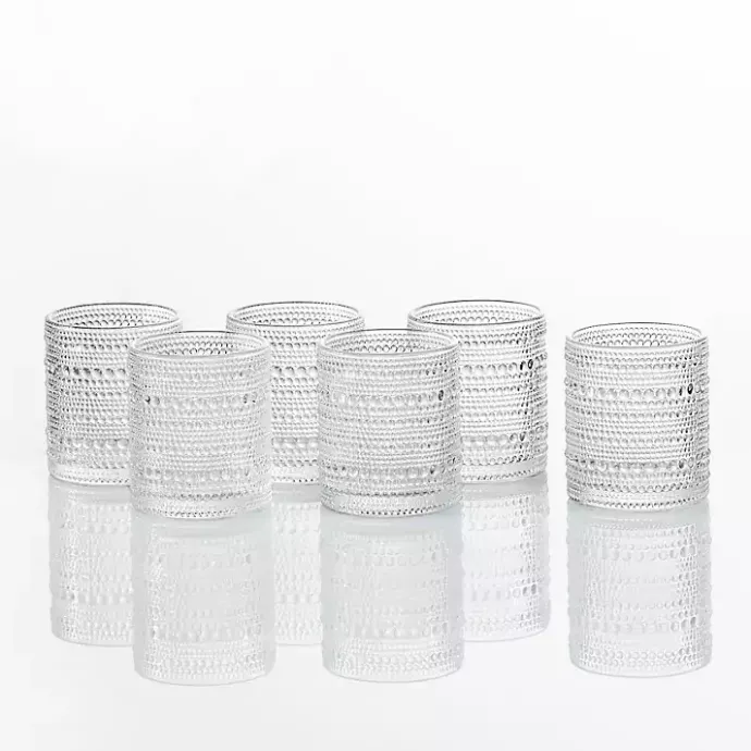 Best Kirklands Home Fortessa Bead Short Glasses, Set of 6 Clear