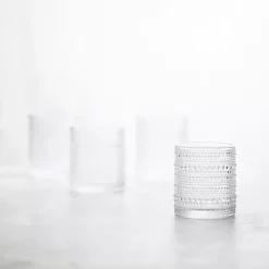 Best Kirklands Home Fortessa Bead Short Glasses, Set of 6 Clear