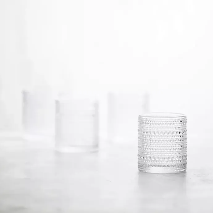 Best Kirklands Home Fortessa Bead Short Glasses, Set of 6 Clear