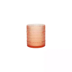 Best Kirklands Home Fortessa Coral Orbetto Short Glasses, Set of 4 Orange