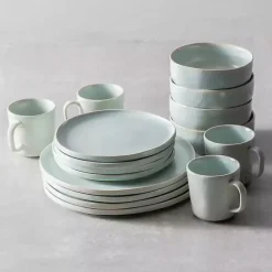 Sale Kirklands Home Fortessa Cypress Ceramic Dining Plates, Set of 4 Blue