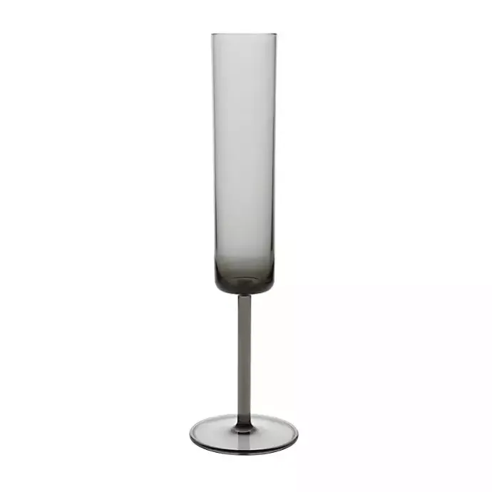 Sale Kirklands Home Fortessa Urbo Champagne Flutes, Set of 6 Gray