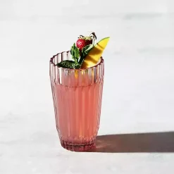 Kirklands Home Fortessa Archie Tall Glasses, Set of 6 Pink