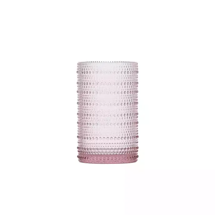 Outlet Kirklands Home Fortessa Bead Tall Glasses, Set of 6 Pink