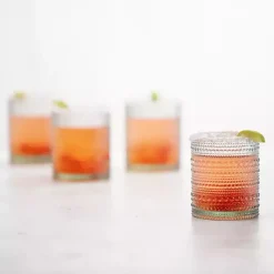 Discount Kirklands Home Fortessa Sage Bead Short Glasses, Set of 6 Green