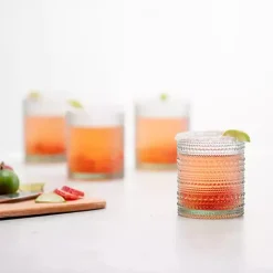 Discount Kirklands Home Fortessa Sage Bead Short Glasses, Set of 6 Green