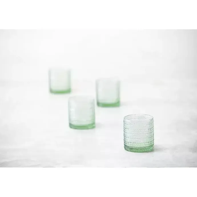 Outlet Kirklands Home Fortessa Sage Jupiter Short Glasses, Set of 6 Green