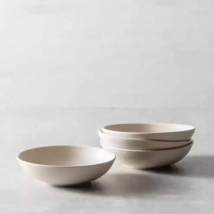 Hot Kirklands Home Fortessa Sand Ceramic Small Bowls, Set of 4 Tan