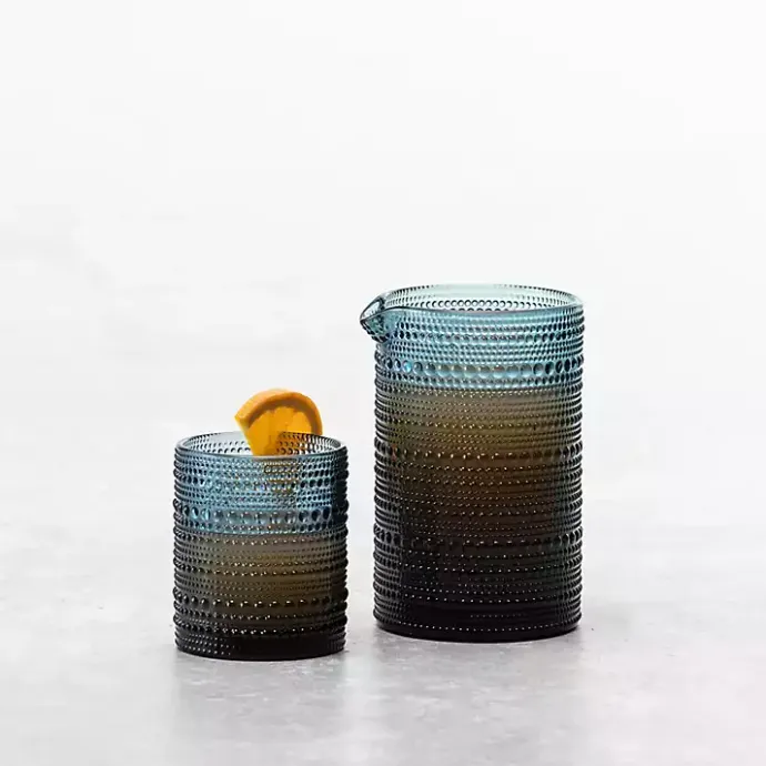 Sale Kirklands Home Fortessa Storm Jupiter Short Glasses, Set of 6 Blue