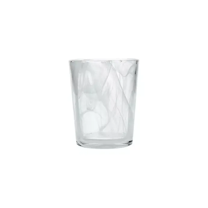 New Kirklands Home Fortessa Swirl Glasses, Set of 6 White