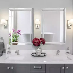 Sale Kirklands Home Frameless Double Panel Wall Mirror