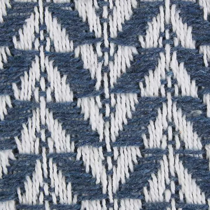 Best Kirklands Home French and White Arrowhead Throw Blue