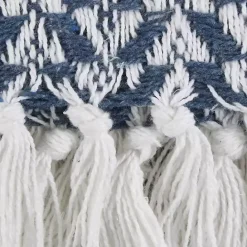 Best Kirklands Home French and White Arrowhead Throw Blue